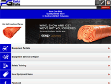 Tablet Screenshot of pgrentalcentre.com